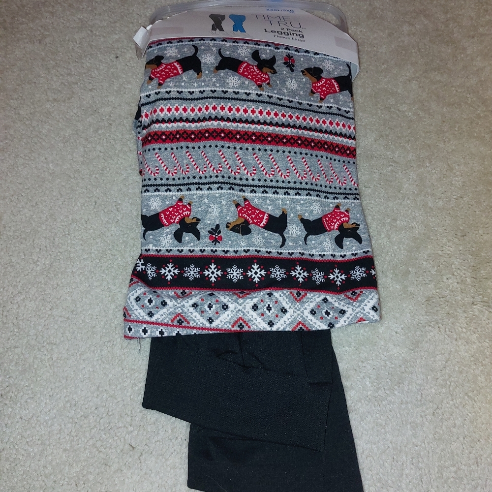2 pair of plus size leggings
